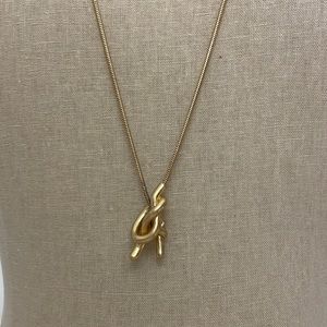 Madewell Adjustable Knot Knotshine Necklace